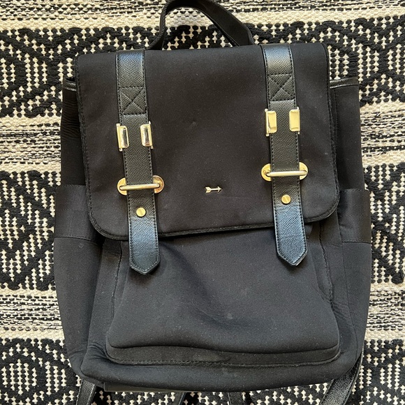 Gianni Bini Handbags - Gianni Bini black neoprene backpack / laptop sleeve